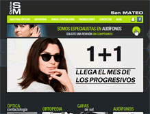 Tablet Screenshot of opticasanmateo.com